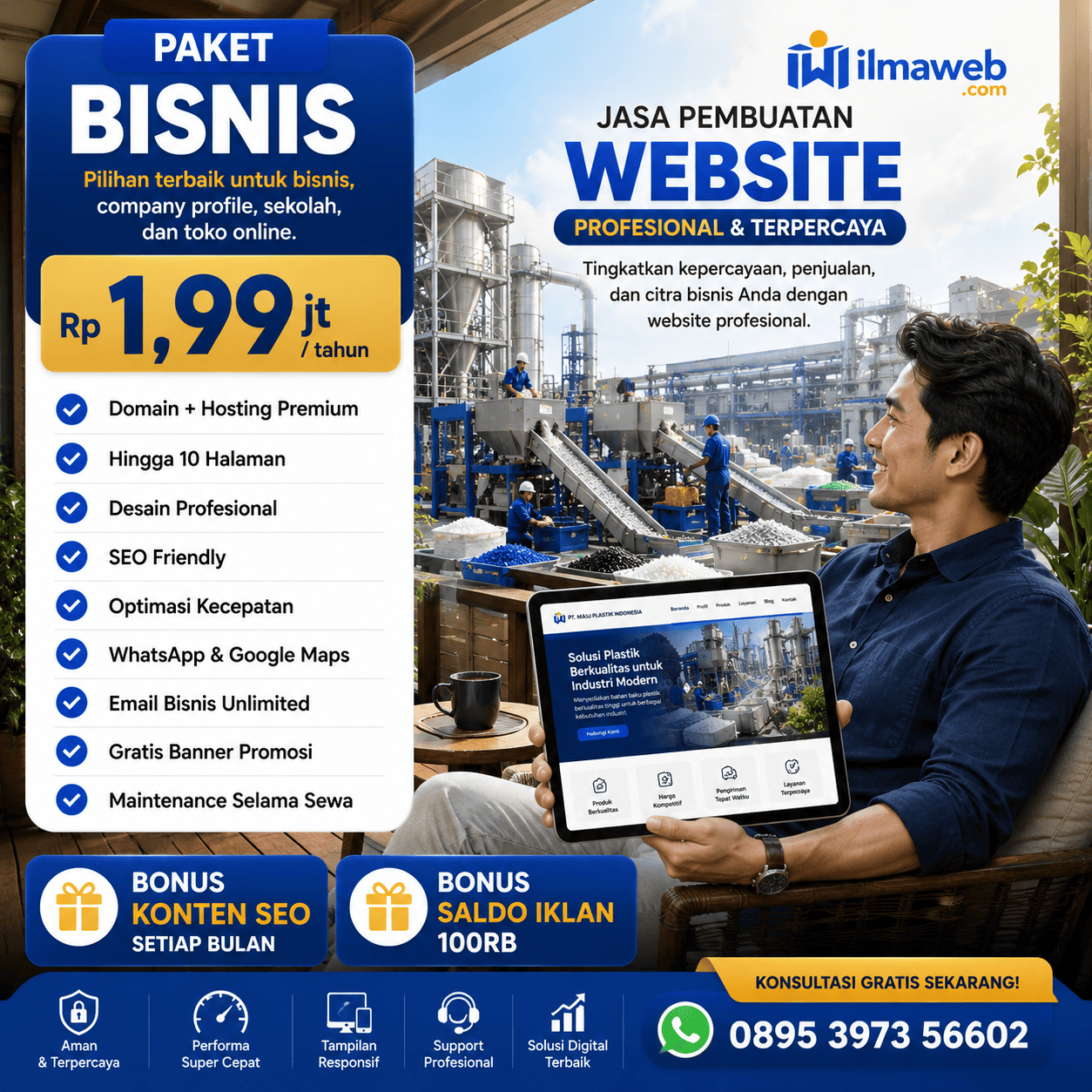 Jasa Website Paket BISNIS
