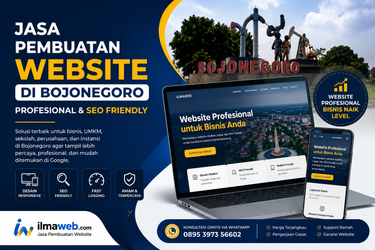Jasa Pembuatan Website di Bojonegoro Profesional dan SEO Friendly